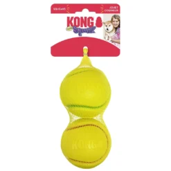 Outlet Squeez Tennis 2 stk Ø 7 cm - robuste bolde med piv Hundelegetøj Til Alle Hunde Leg Og Aktivering Året Rundt|Legetøj Til Hvalpe - Sjov Leg, Aktivering Og Tryghed Fra Første Dag