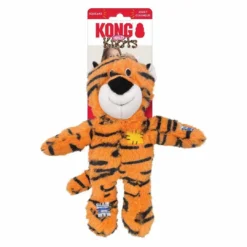 Wild Knots Tiger M/L 26x25,5x11 cm - bamse til hunde Hundelegetøj Til Alle Hunde Leg Og Aktivering Året Rundt|Legetøj Til Hvalpe - Sjov Leg, Aktivering Og Tryghed Fra Første Dag