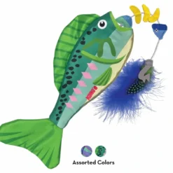 Clearance Wrangler Angler Fish Mix Killingelegetøj - Sjov, Træning Og Aktivering For Killinger|Kattelegetøj