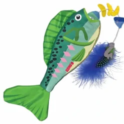 Clearance Wrangler Angler Fish Mix Killingelegetøj - Sjov, Træning Og Aktivering For Killinger|Kattelegetøj