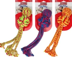 Best Wubba Weaves S 26 cm Mix - hundelegetøj Hundelegetøj Til Alle Hunde Leg Og Aktivering Året Rundt|Legetøj Til Hvalpe - Sjov Leg, Aktivering Og Tryghed Fra Første Dag