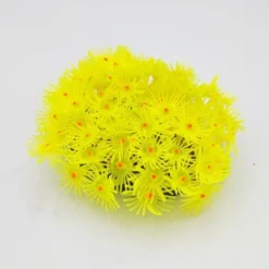 Outlet Kunstig koral Zoanthus (Yellow) 8x6x5 cm Dekoration Til Saltvand
