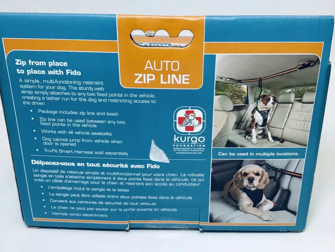 Auto Zip Line Transport Og Adgang Til Hvalpe - Tryg Og Nem Hverdag|Transport Og Adgang For Hunde - Tryg Og Nem Hverdag