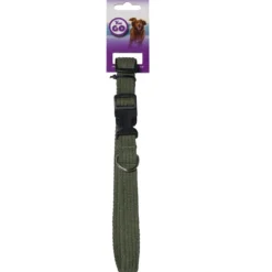 Sale KW GO Halsbånd med Snaplås Grøn 2.5 x 45-65 cm - stilrent hundehalsbånd Hvalpehalsbånd - Bløde Og Sikre Halsbånd Med Perfekt Pasform Til Din Hvalp|Hundehalsbånd Med Stil - Komfort Og Sikkerhed Til Din Hund