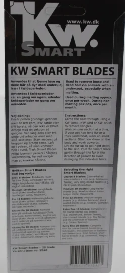 Clearance KW Smart Blade 20 Plejemidler Til Hund Med Fokus På Sundhed Og Velvære|Pleje Af Hvalpe - Alt I Plejemidler Til Pels, Poter Og Hud