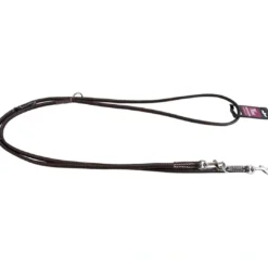 Hot Kw Walker rundsyet Dressur line 8 mm Brun Hundesnor I Mange Varianter Og Materialer|Hundesnor Til Hvalpe