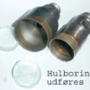 Hot Leje af Hulboringsbor samt messing adaptor Akvarier