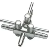Discount Luftventil 3 vejs metal 4/6 mm Luftfittings Og Filtre Til Luftpumper