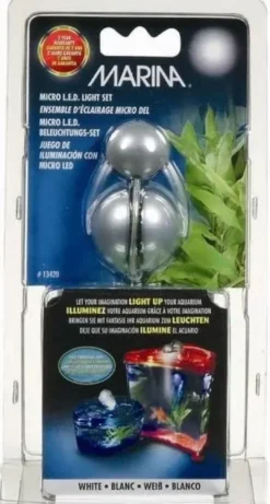 Clearance Micro LED Lampe og transformer (hvid) Lysstofrør Og Pærer Til Akvarier