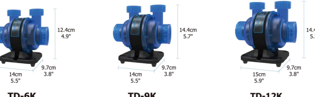 Turbine Duo 9K 66W Løftepumpe Pumper Til Saltvandsakvarier