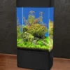 Outlet Søjle Akvarium 80 Sort Akvarier