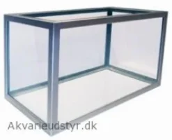 New sølv aluminiums akvarie 240 liter. Akvarier