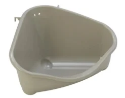 Hjørnetoilet Medium Grå Tilbehør Til Gnavere & Kaniner
