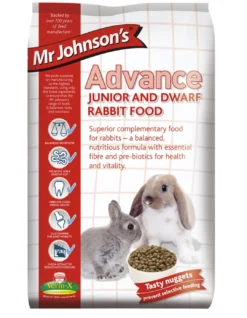 Online Mr Johnson Advance Junior Kaninfoder 1,5 kg Foder & Snack Til Gnavere & Kanin