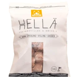 Clearance HELLÄ Kylling 3 kg - Fuldfoder med fermenterede grøntsager og omega-olie Hundefoder