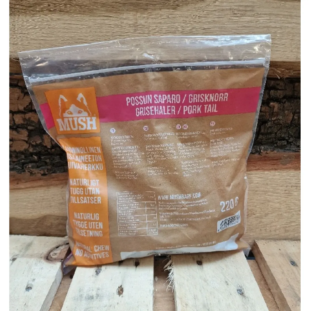 Hot VAINU Hundesnack Grisehaler 220 g - naturlige tyggeben til hunde Snacks Til Hvalpe - Lækre Godbidder Til Træning Og Forkælelse|Hundeguf Og Tyggeben Til Hunde