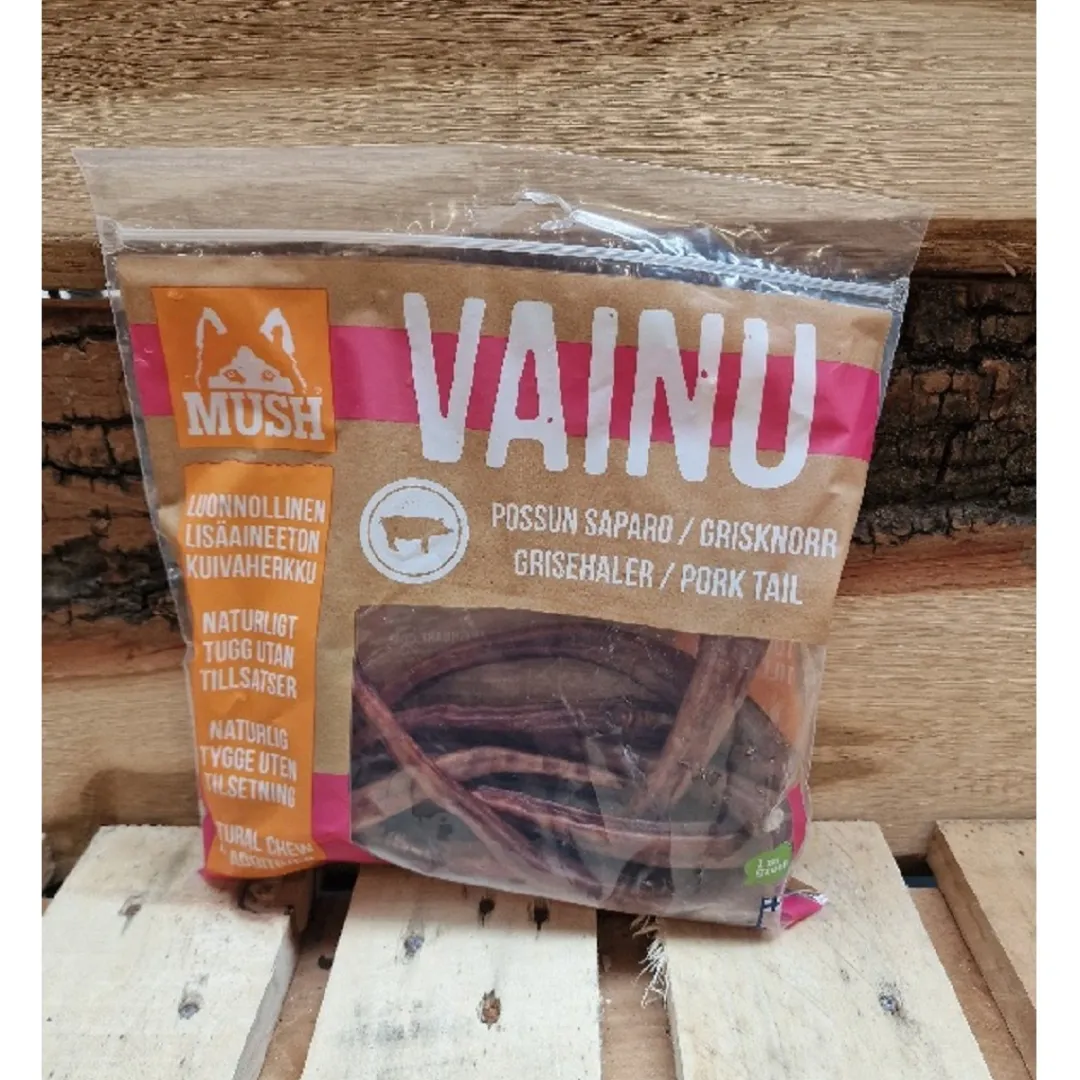 Hot VAINU Hundesnack Grisehaler 220 g - naturlige tyggeben til hunde Snacks Til Hvalpe - Lækre Godbidder Til Træning Og Forkælelse|Hundeguf Og Tyggeben Til Hunde