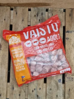 New Vaisto Gris Okse Laks XL Rød 3 kg - Naturligt BARF hund Hundefoder