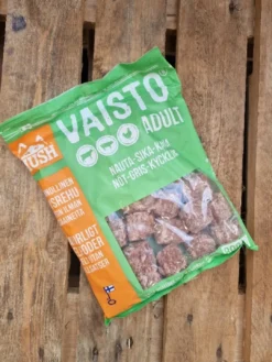 Best Vaisto Grøn Okse Gris Kylling 800 g - Naturligt hundefoder med kød og grønt Hundefoder