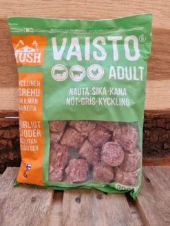 Best Vaisto Grøn Okse Gris Kylling 800 g - Naturligt hundefoder med kød og grønt Hundefoder