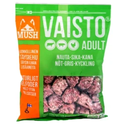 Best Vaisto Grøn Okse Gris Kylling 800 g - Naturligt hundefoder med kød og grønt Hundefoder