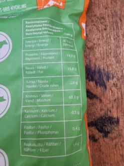 Best Vaisto Grøn Okse Gris Kylling 800 g - Naturligt hundefoder med kød og grønt Hundefoder