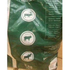 Outlet Vaisto Mørkegrøn Wild rensdyr lam elg til hund 3 kg Hundefoder