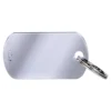 Outlet MyFamily Basic Military hundetegn chrome Large - Klassisk ID tegn i large Hundetegn Til Hvalpe - Sikkerhed Og Tryghed Hvis Hvalpen Løber Væk|Hundetegn Og Smykker Med Stil Og Sikkerhed