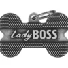 New Ben Large Lady Boss Sølv Hundetegn Til Hvalpe - Sikkerhed Og Tryghed Hvis Hvalpen Løber Væk|Hundetegn Og Smykker Med Stil Og Sikkerhed