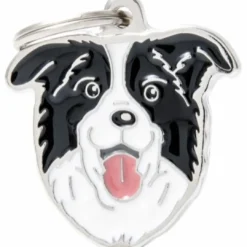 Outlet Friends Border Collie Hundetegn Til Hvalpe - Sikkerhed Og Tryghed Hvis Hvalpen Løber Væk|Hundetegn Og Smykker Med Stil Og Sikkerhed