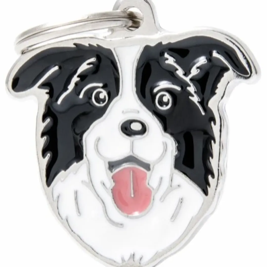 Outlet Friends Border Collie Hundetegn Til Hvalpe - Sikkerhed Og Tryghed Hvis Hvalpen Løber Væk|Hundetegn Og Smykker Med Stil Og Sikkerhed
