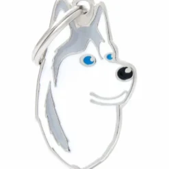 Discount Friends Siberian Husky Grå Hundetegn Til Hvalpe - Sikkerhed Og Tryghed Hvis Hvalpen Løber Væk|Hundetegn Og Smykker Med Stil Og Sikkerhed