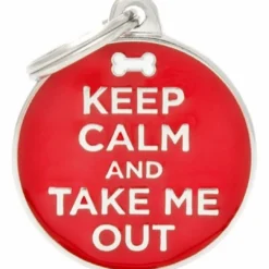 Online Keep Calm And Take Me Out Hundetegn Til Hvalpe - Sikkerhed Og Tryghed Hvis Hvalpen Løber Væk|Hundetegn Og Smykker Med Stil Og Sikkerhed