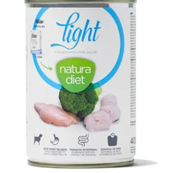 Clearance Natura Diet Adult Hund Light Vådfoder 400 g - sundt og kalorielet Hundefoder