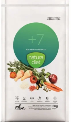 Sale Natura Diet Hundefoder Senior +7 12 kg - komplet tørfoder til ældre hunde Hundefoder|Tørfoder Til Hunde I Alle Størrelser Og Aldre