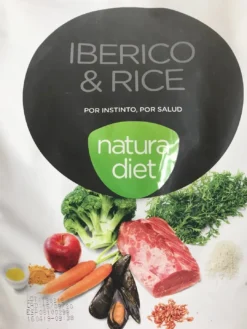 Clearance Natura Diet Iberico og Ris Hundefoder 3 kg - Naturlig ernæring Hundefoder|Tørfoder Til Hunde I Alle Størrelser Og Aldre