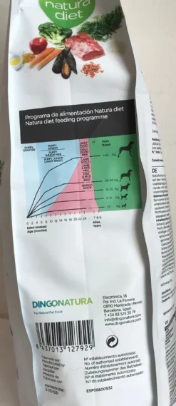 Clearance Natura Diet Iberico og Ris Hundefoder 3 kg - Naturlig ernæring Hundefoder|Tørfoder Til Hunde I Alle Størrelser Og Aldre