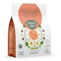 Outlet Natura Diet Kattefoder Adult Sterilised Laks 400 g - til steriliserede katte Kattefoder & Snacks