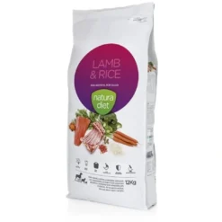 Sale Natura Diet Lam og Ris Hundefoder 12 kg - Sundt foder Hundefoder|Tørfoder Til Hunde I Alle Størrelser Og Aldre