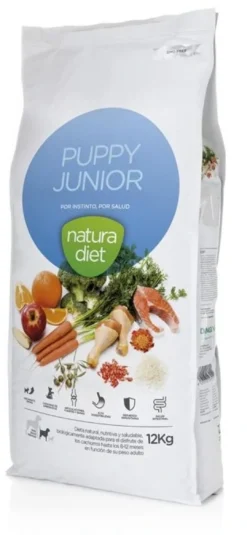 Sale Natura Diet Puppy Junior Hvalpefoder 12 kg - Naturligt og sundt foder til hvalpe Hundefoder|Tørfoder Til Hunde I Alle Størrelser Og Aldre