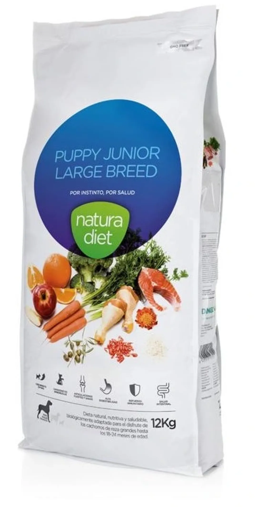 Outlet Natura Diet Puppy Large Breed Hvalpefoder 12 kg - Sund vækst til store racer Hundefoder|Tørfoder Til Hunde I Alle Størrelser Og Aldre
