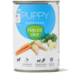 Natura Diet Puppy Vådfoder 400 g - naturligt foder til hvalpe Hundefoder|Hvalpefoder - Sund Ernæring Til Hvalpe I Vækst
