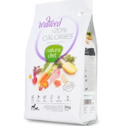 Sale Natura Diet Reduced -20% kalorier hundefoder 3 kg - tørfoder til overvægtige hunde Hundefoder|Tørfoder Til Hunde I Alle Størrelser Og Aldre
