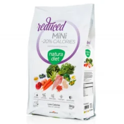 Discount Natura Diet Reduced Mini -20% 3 kg - light hundefoder til små voksne hunde Hundefoder|Tørfoder Til Hunde I Alle Størrelser Og Aldre