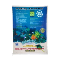 Sale Natural White Live Sand 4,54 kg 0,5 - 1,7 mm Dekoration Til Saltvand