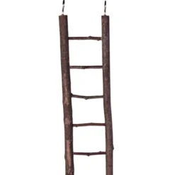 Clearance Naturtræ stige 5 trin 26 cm Bundlag Og Udstyr Til Fuglebure