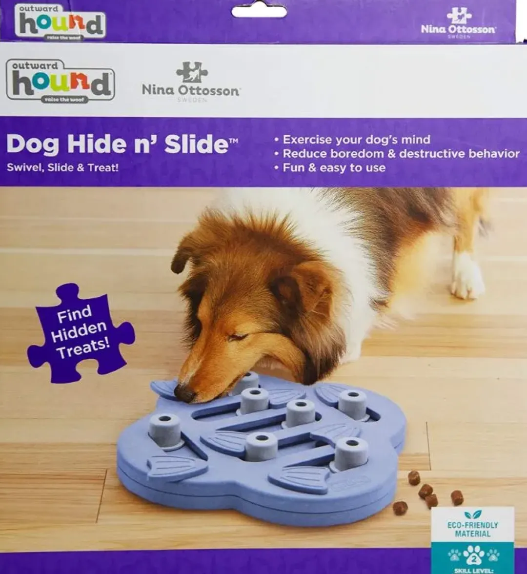 Best HideSlide Niveau 2 Lila - sjovt aktivitetslegetøj til hunde Hundelegetøj Til Alle Hunde Leg Og Aktivering Året Rundt|Legetøj Til Hvalpe - Sjov Leg, Aktivering Og Tryghed Fra Første Dag