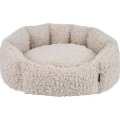 Embla hundeseng Beige S - rund og hyggelig komfort Hundesenge Og Kurve Til Hunde - Bløde Og Komfortable|Sovepladser Til Hvalpe - Hundesenge, Kølemåtter Og Trygge Hvilesteder