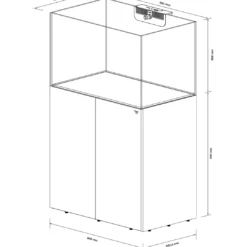 New Nyos Opus 300 G2 Koralrevsakvarium Proline Hvid Akvarier Til Saltvandsfisk|Akvarier