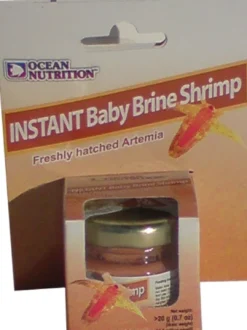 Best Instant Baby Brine Shrimp 20 g Artemia Fiskefoder Til Ferskvandsfisk|Fiskefoder Til Saltvandsfisk